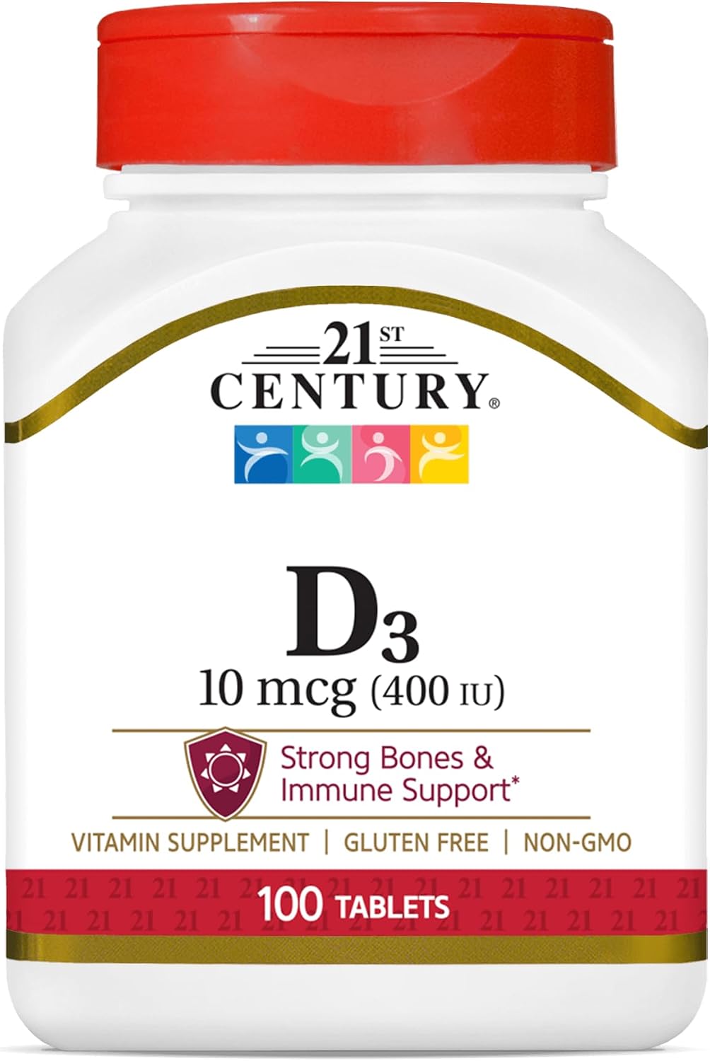 21st Century Vitamin D 1000 IU Tablets, 300 Count