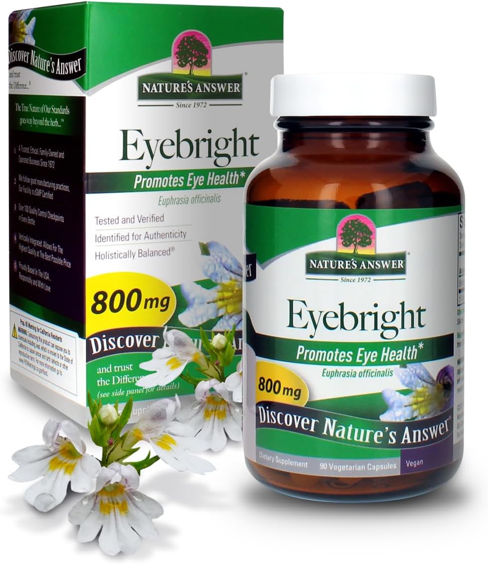 Nature's Answer Eyebright Herb 90 Capsules