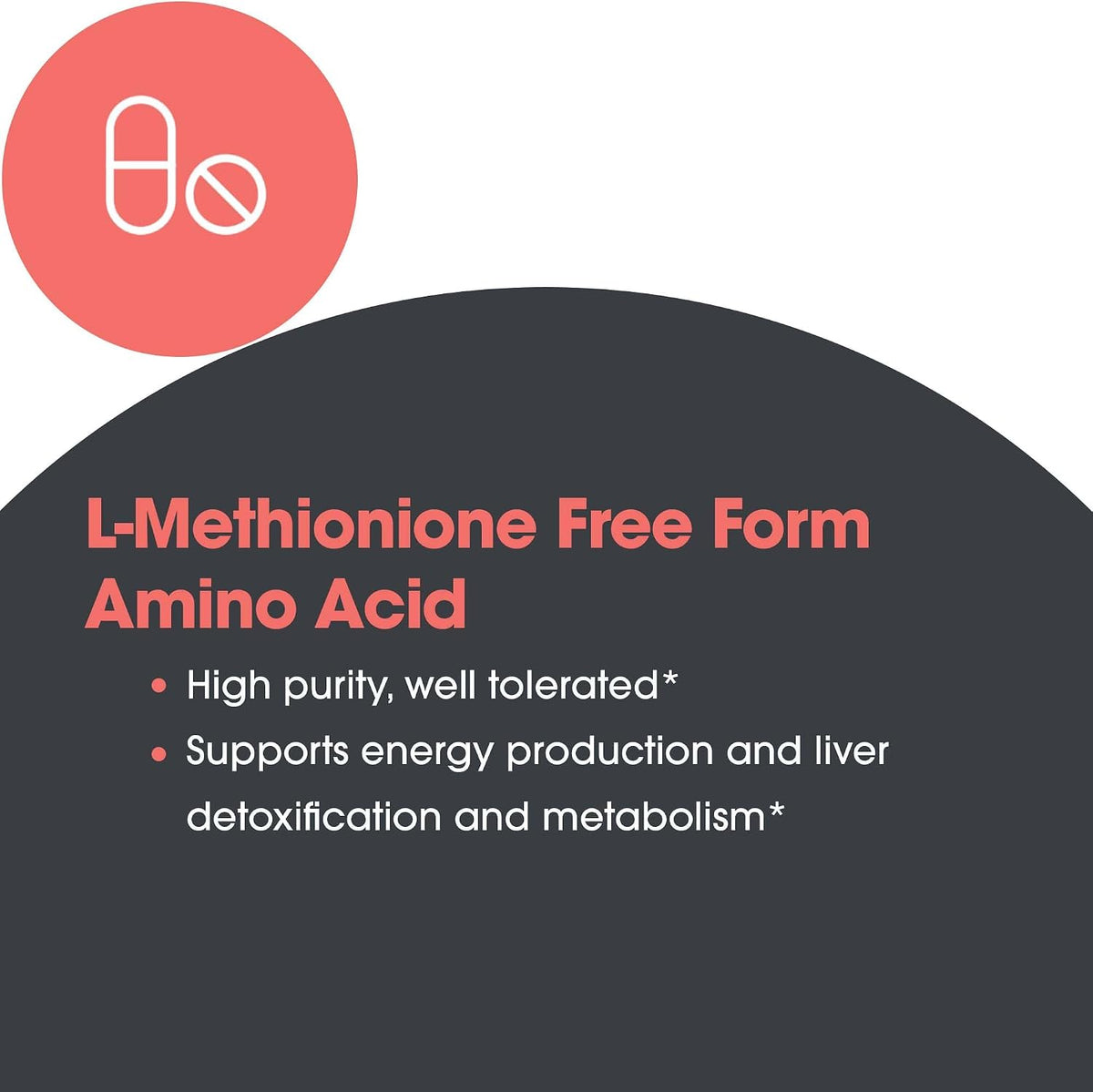 ARG L-Methionine - Essential Amino Acid Supplement (100 Capsules) - görsel 4