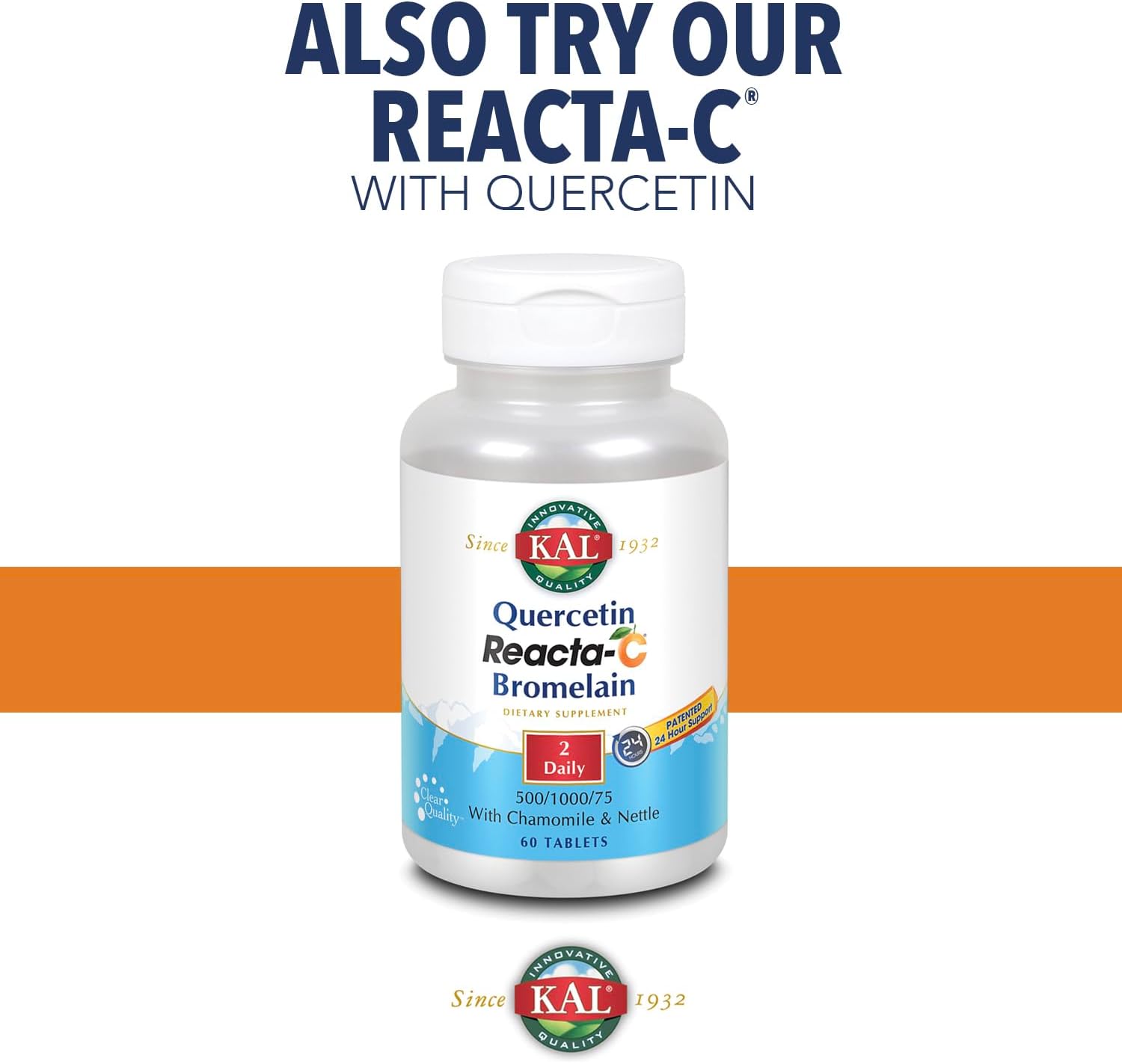 KAL Reacta-C with Bioflavonoids - 120 Quick-Dissolve Tablets
