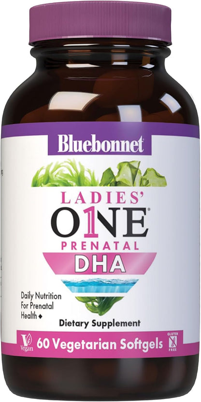 Bluebonnet Early Promise Prenatal Gentle DHA 200 mg, 60 Vegetarian Softgels