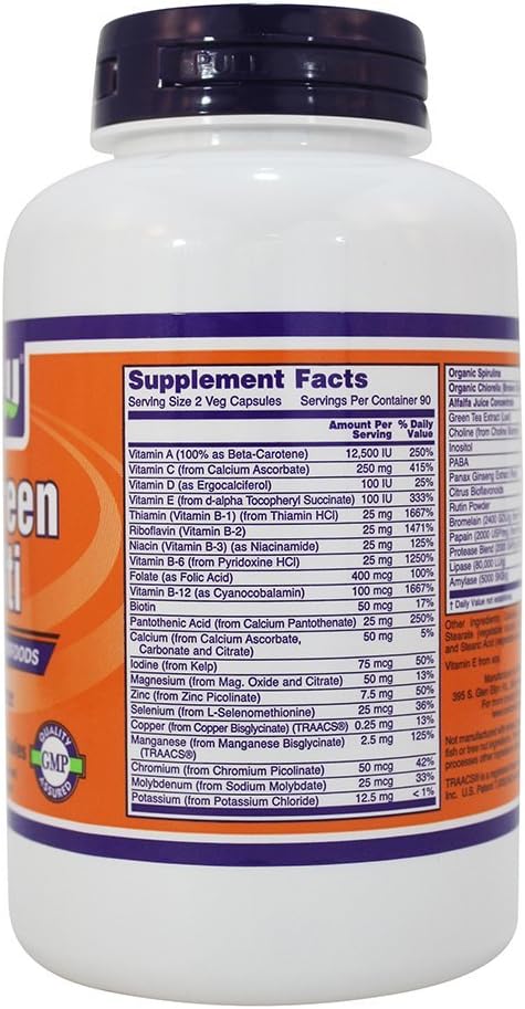 Multi Vitamin Iron Free 180 VegiCaps (Pack of 2)