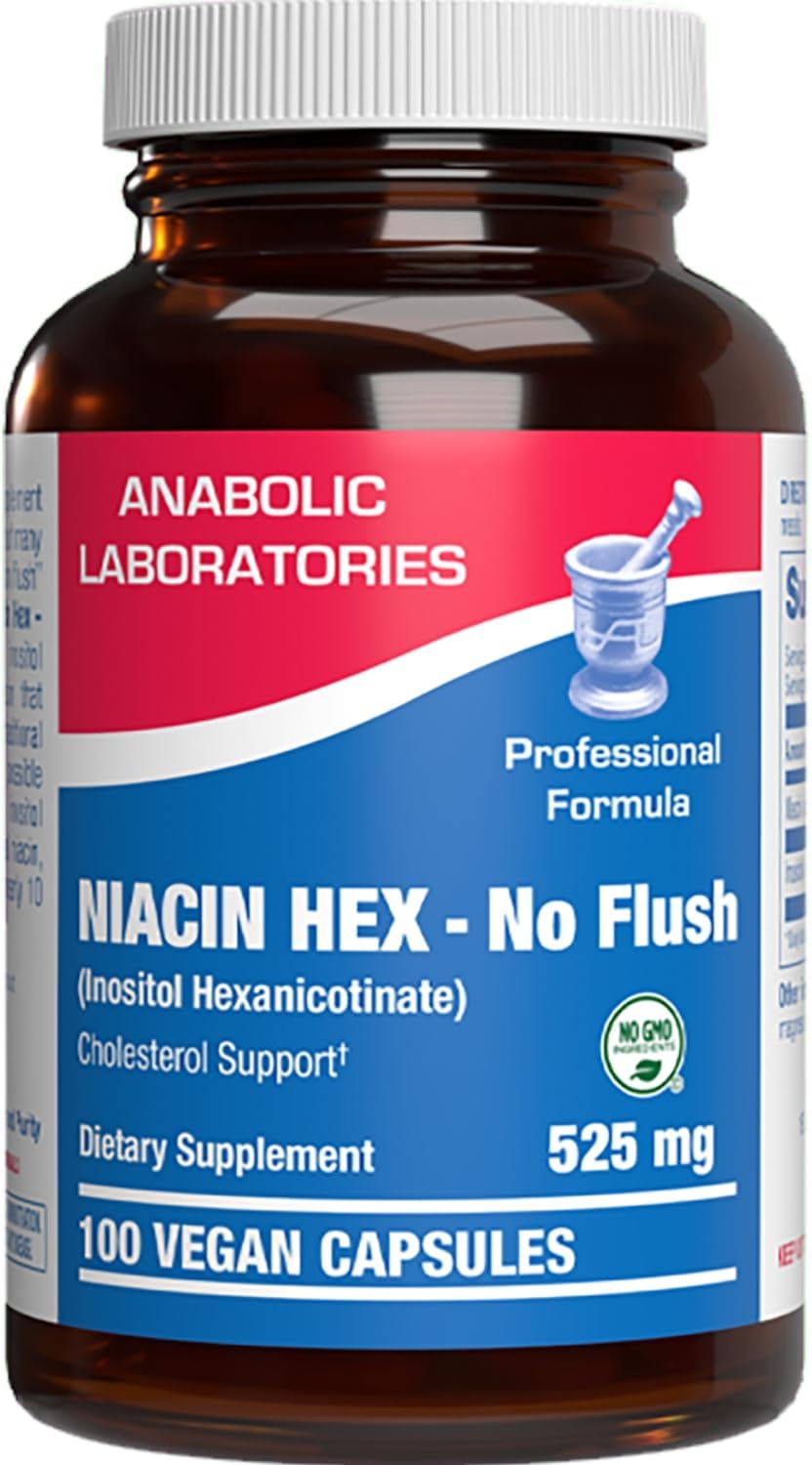 High Absorption Vitamin B3 Niacin (Flush-Free) – Clinical Formula – 100 Servings