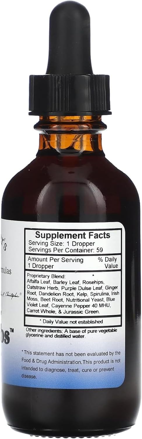 Christopher's Original Formulas Vitalerbs Extract, Nutrient-Rich Herbal Supplement, 60 mL