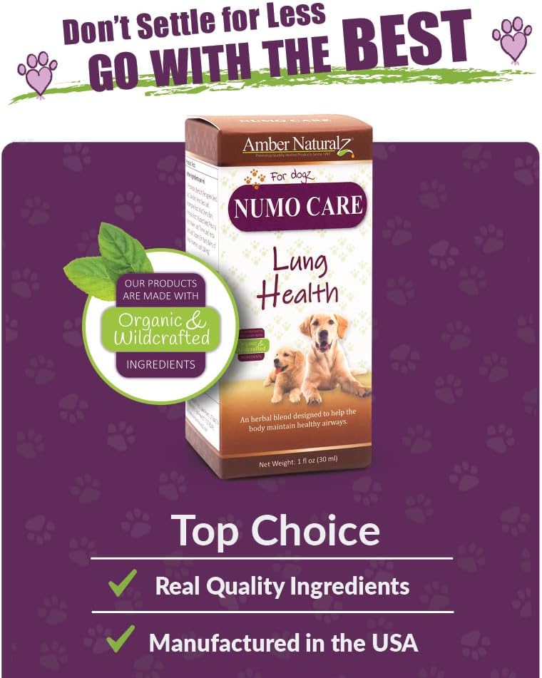 Amber NaturalZ Numo Care Respiratory Support for Dogs, 30 ml - görsel 5