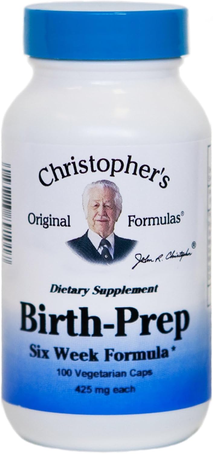 Christopher's Original Formulas Birth-Preparation Capsules – Herbal Blend for Expectant Mothers