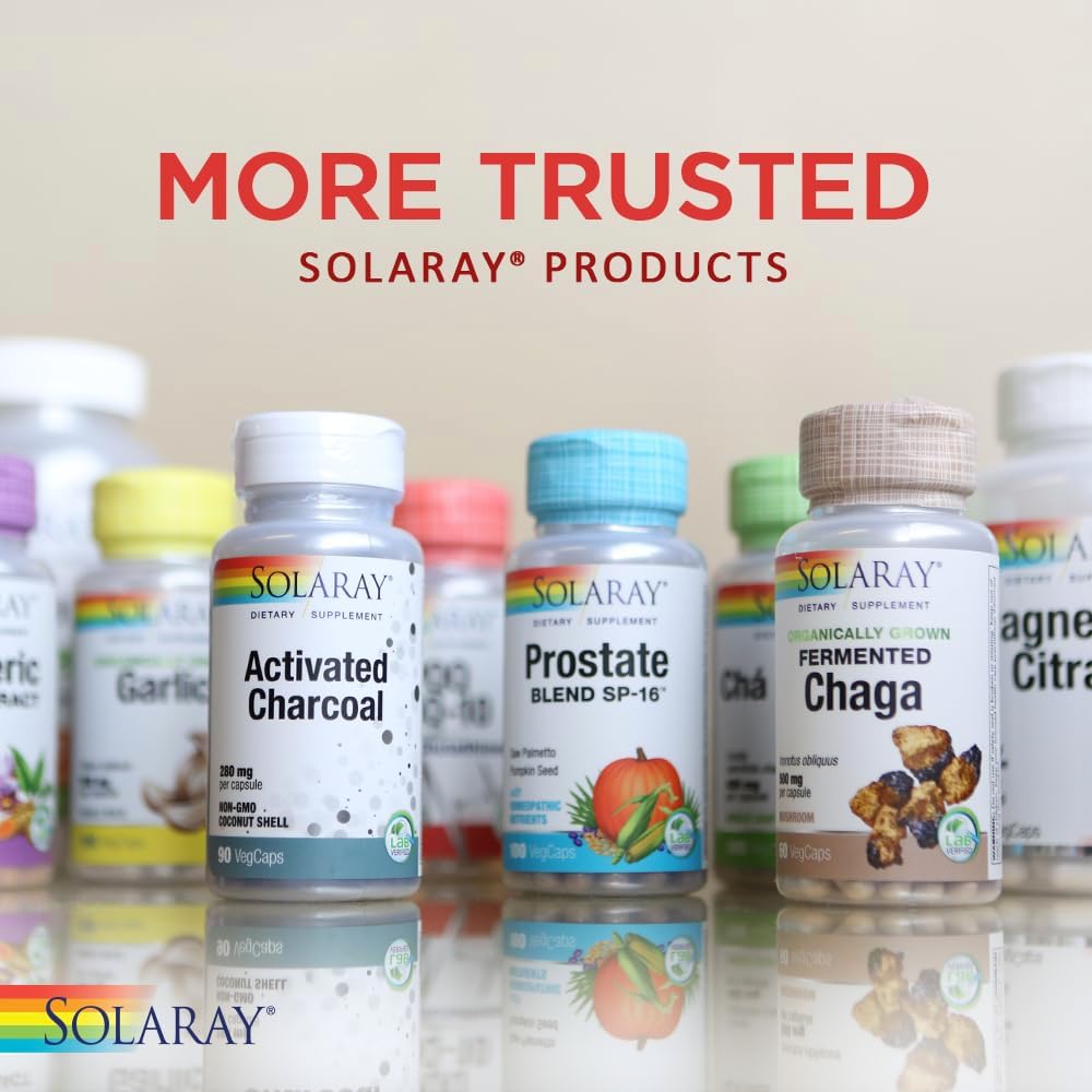 Solaray Capryl - Caprylic Acid Capsules with Calcium, Magnesium and Zinc