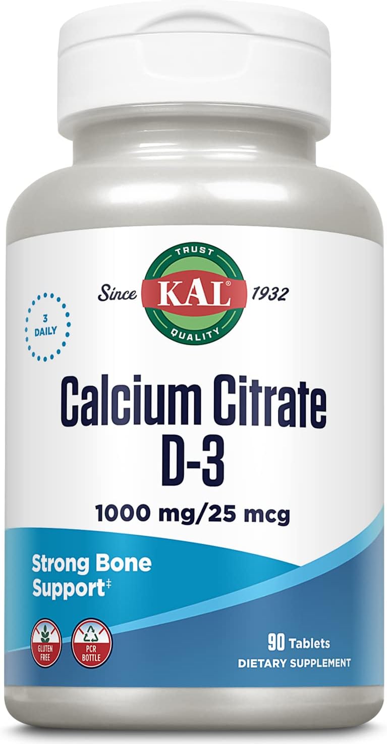 KAL Coral Calcium Powder 1000 mg Tablets