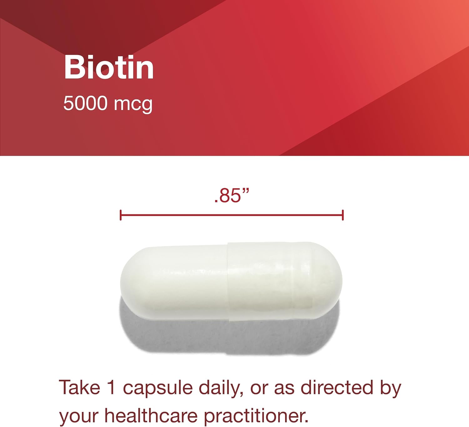 Protocol for Life Balance Biotin 5,000mcg – 90 Vegan Capsules (Canada)