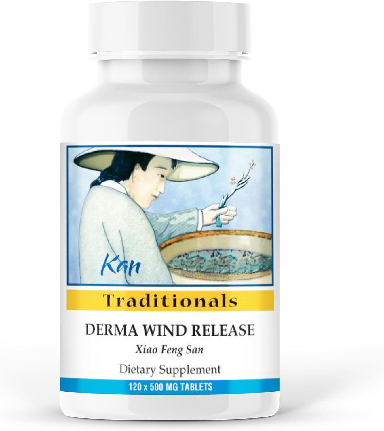Kan Traditionals Derma Wind Release 120 Tablets