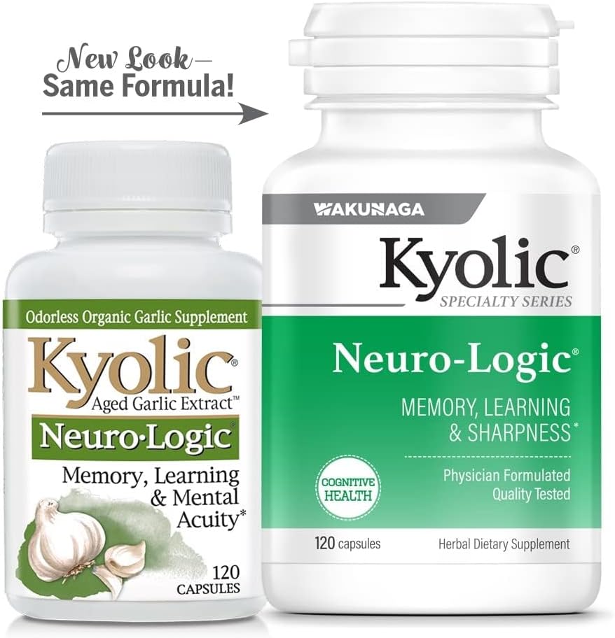 Kyolic Speciality Series Neuro-Logic, 120 Capsules (60 Servings)