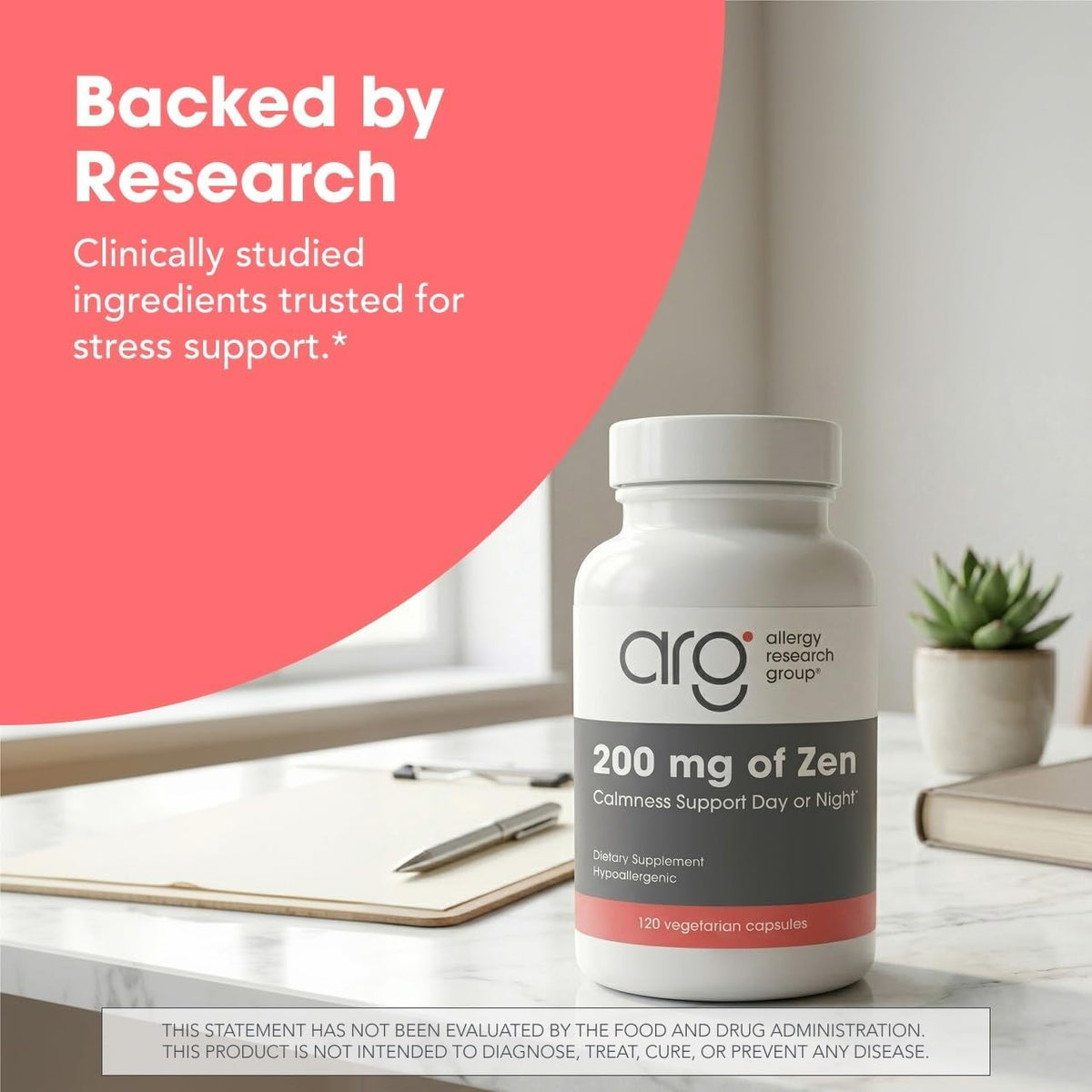 ARG 200 mg of Zen - L-Theanine & GABA Supplement for Calm and Stress Balance - görsel 5
