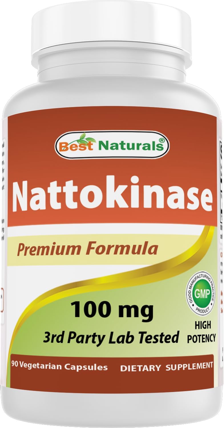 Best Naturals Nattokinase 2000 FU, 100 mg, 90 Vegetarian Capsules