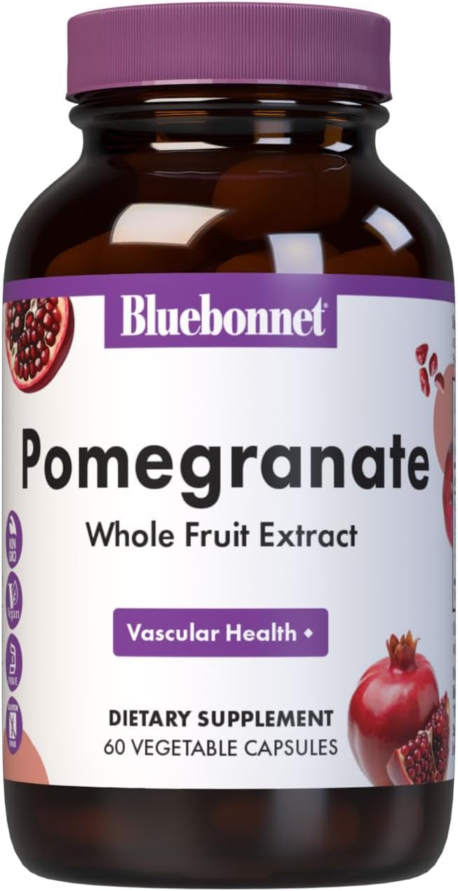 BlueBonnet Super Fruit Pomegranate Extract Supplement, 60 Vegetable Capsules
