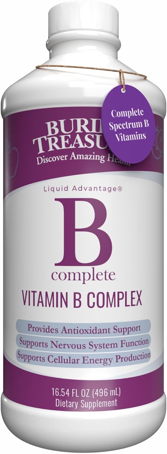 Buried Treasure B Complete - Liquid Methylated B-Complex, 16 fl oz (473 mL)