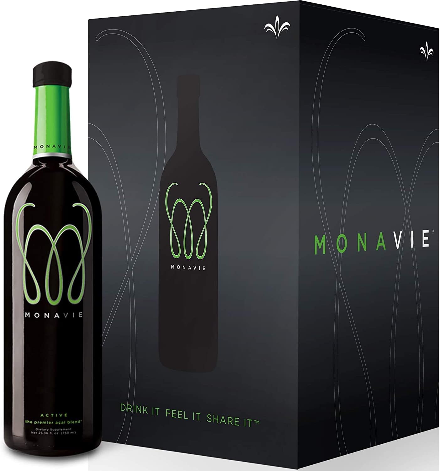 Monavie Active – 4 Bottles, 750 mL Each