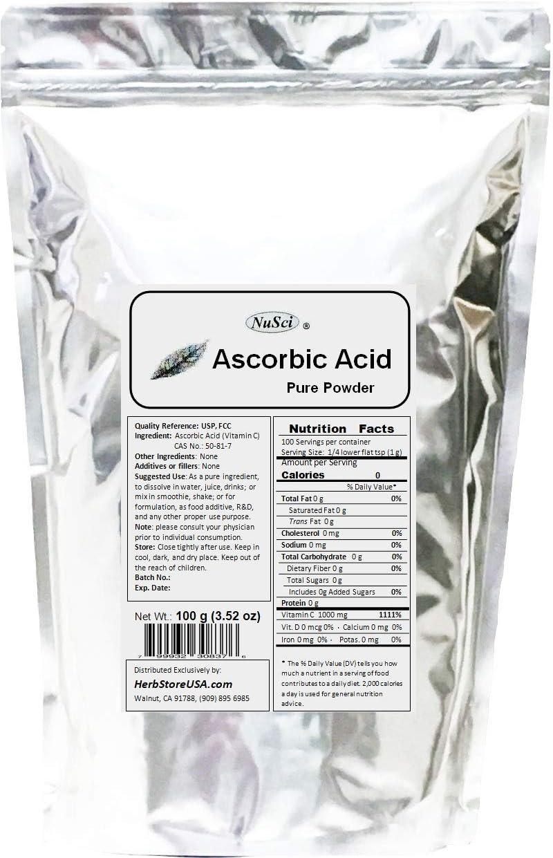 Ascorbic Acid Vitamin C Pure Powder - USP & FCC Quality (2270 g / 5 lb) - görsel 5