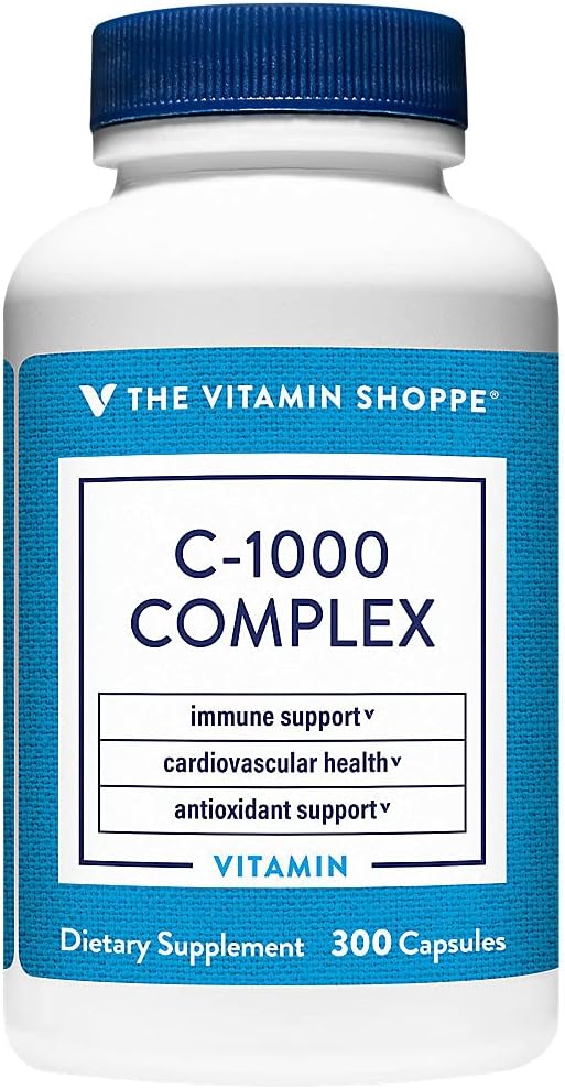 The Vitamin Shoppe C-1000 Complex 1,000 mg, Antioxidant Support, 300 Capsules