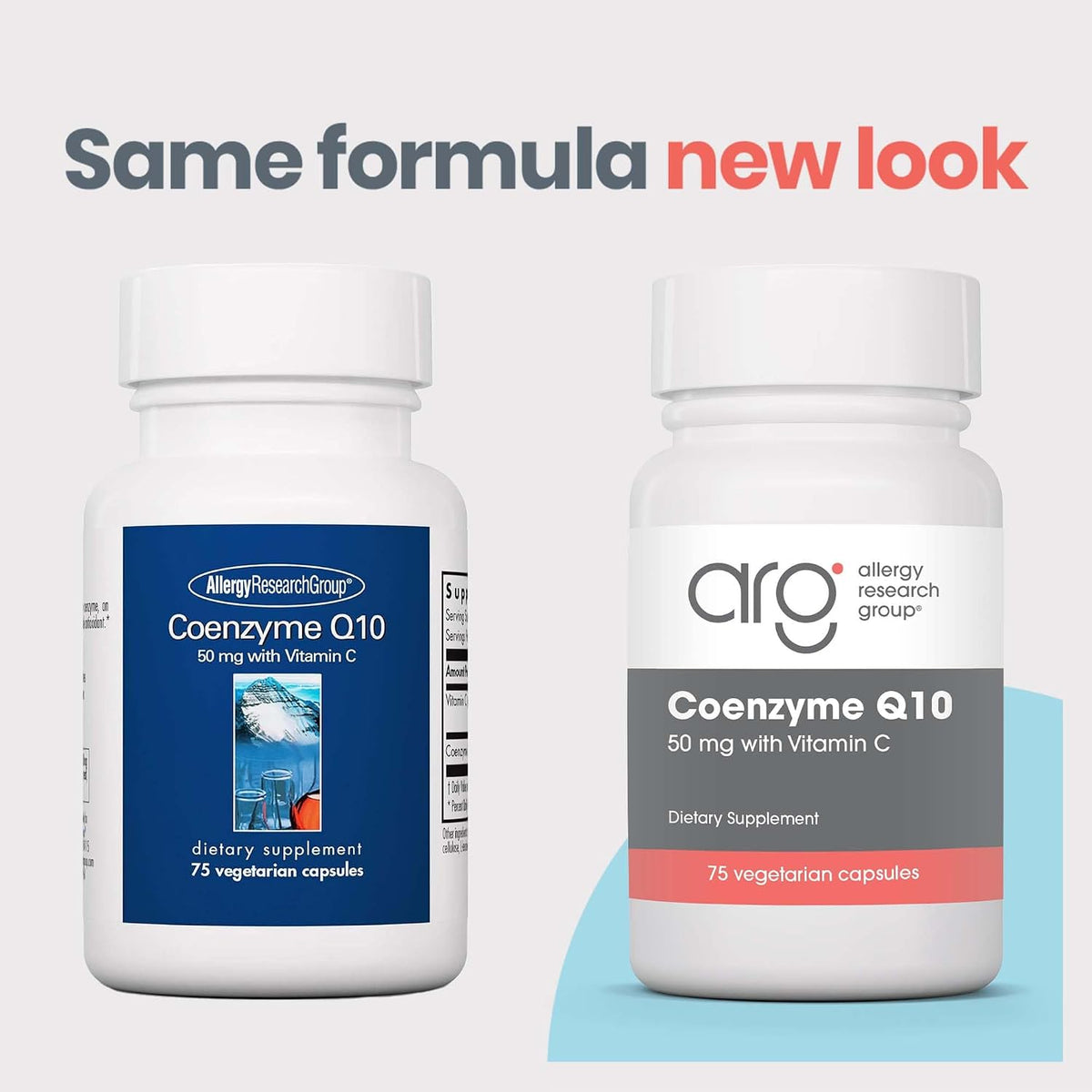 Allergy Research Group Coenzyme Q10 with Vitamin C - 50 mg, 75 Vegetarian Capsules - görsel 2