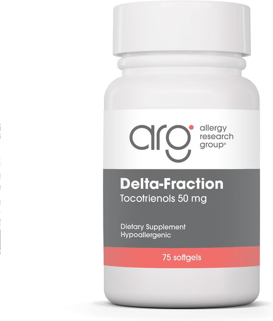 Allergy Research Group Delta-Fraction Tocotrienols – Vitamin E Supplement, 50 mg, 75 Softgels