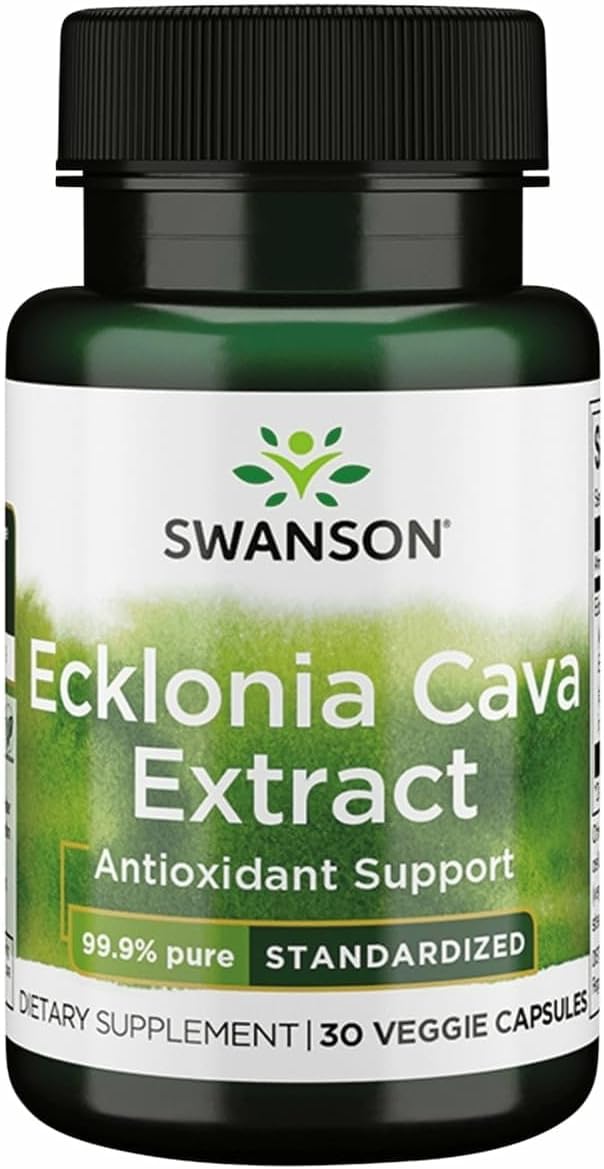 Swanson Ecklonia Cava Extract 53 mg, 30 Vegetarian Capsules