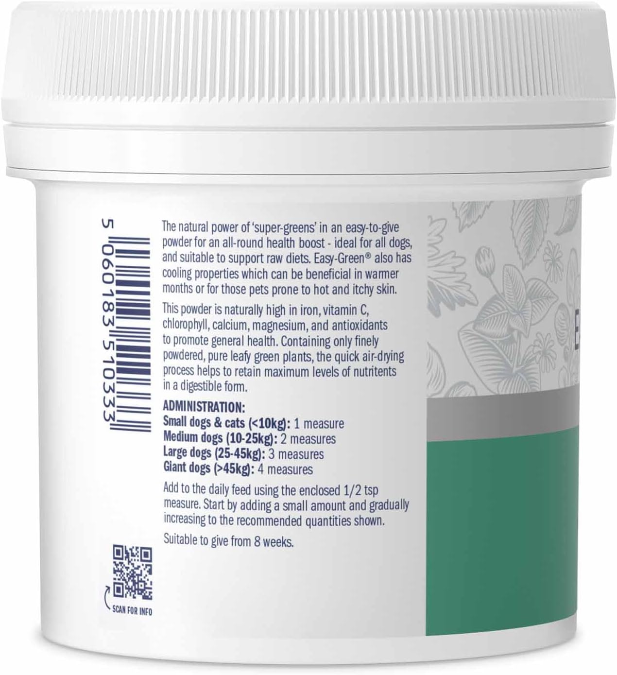 Easy Green Powder for Dogs and Cats (250 g)