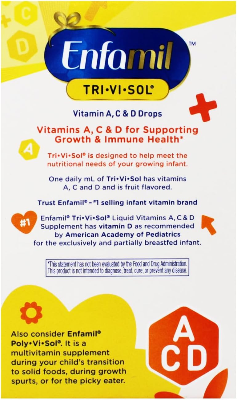 Enfamil Tri-Vi-Sol Supplement Drops – Vitamins A, D and C for Infants (Canada)