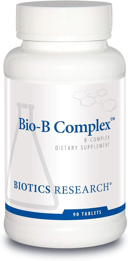 BIOTICS RESEARCH Bio B Complex – High Potency B-Complex with Folate and Vitamins B2, B6, B12