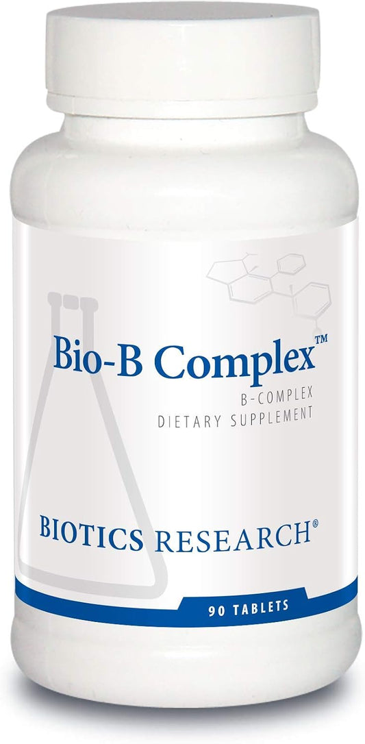 BIOTICS RESEARCH Bio B Complex – High Potency B-Complex with Folate and Vitamins B2, B6, B12