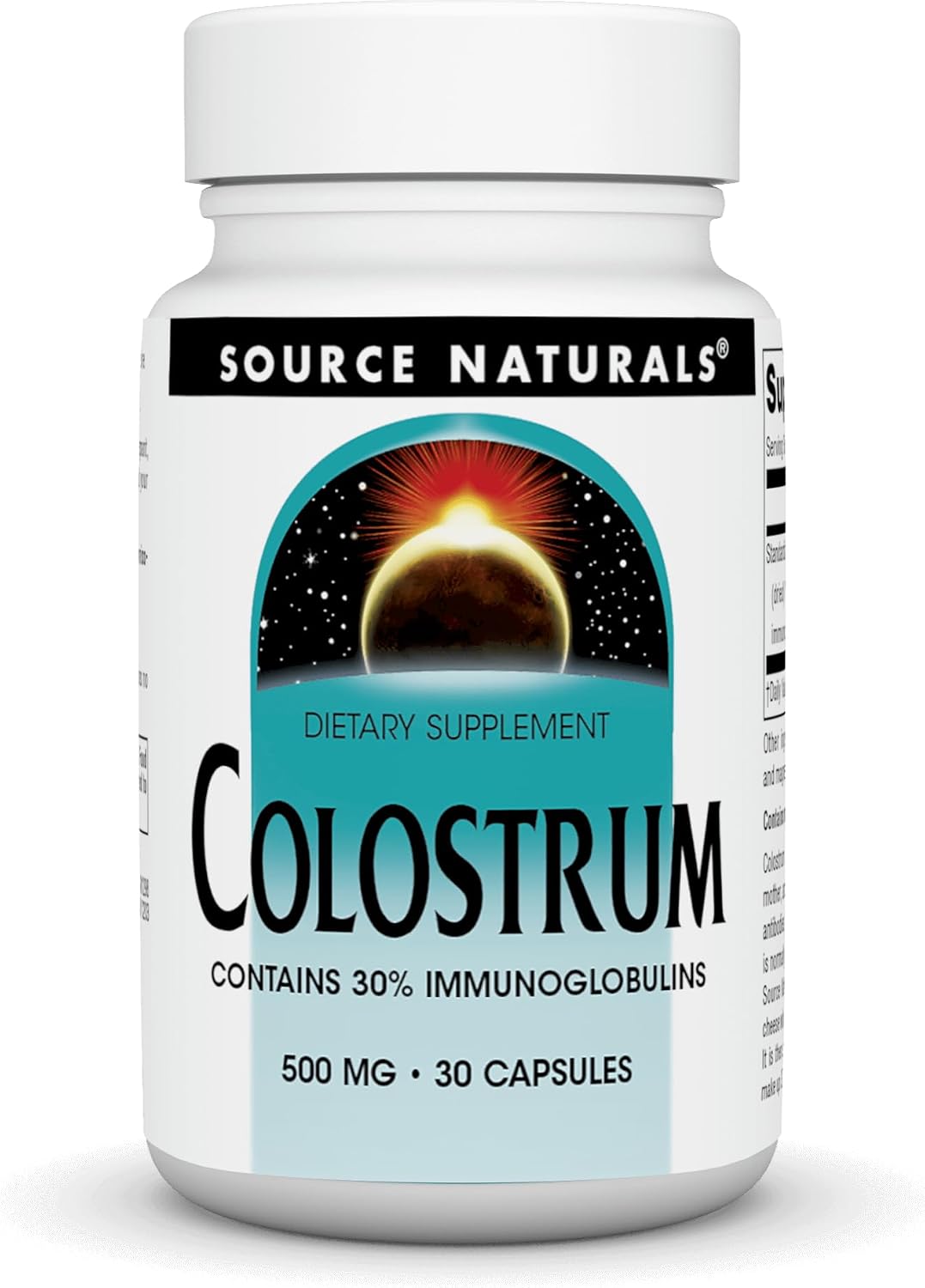 Source Naturals Colostrum with 30% Immunoglobulins - 120 Capsules