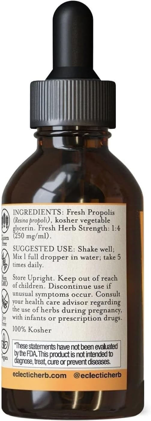 Eclectic Institute Propolis G - Orange, 2 fl oz (60 mL)