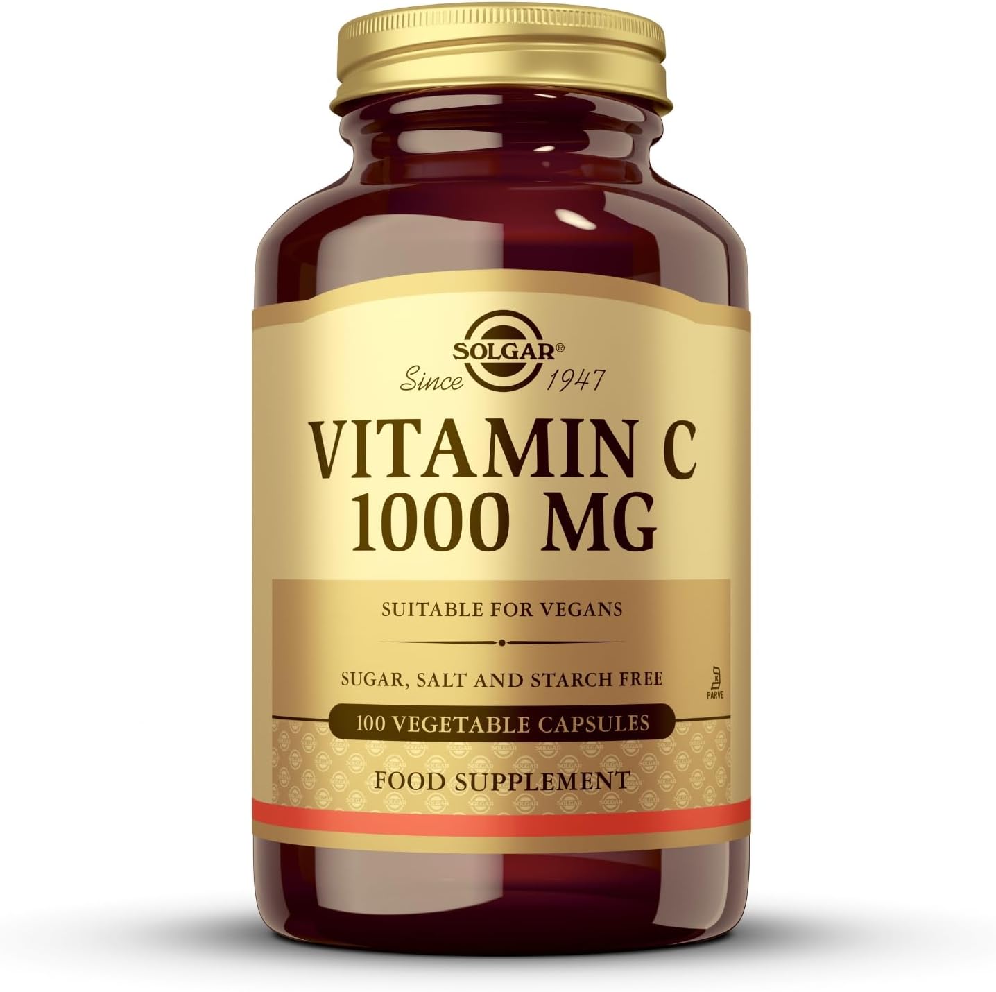 Solgar Vitamin C 1000 mg with Bioflavonoids – 100 Vegetable Capsules