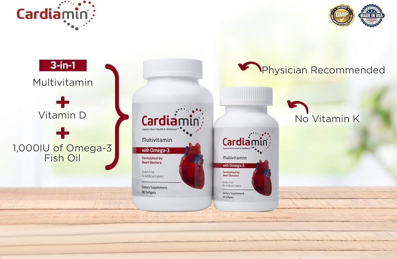 Cardiamin General Wellness Multivitamins 60 Softgels