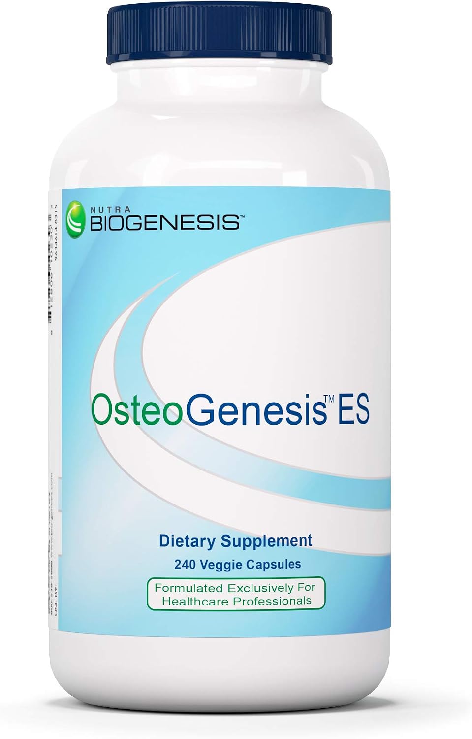 Nutra BioGenesis Osteogenesis - Bone Health Supplement with Vitamin D3, K2, Calcium, Magnesium, Zinc, Boron & Silica - 240 Veggie Capsules