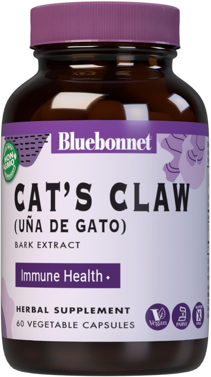 BlueBonnet Cat's Claw Bark Extract, 300 mg, 60 Vegetable Capsules - görsel 1