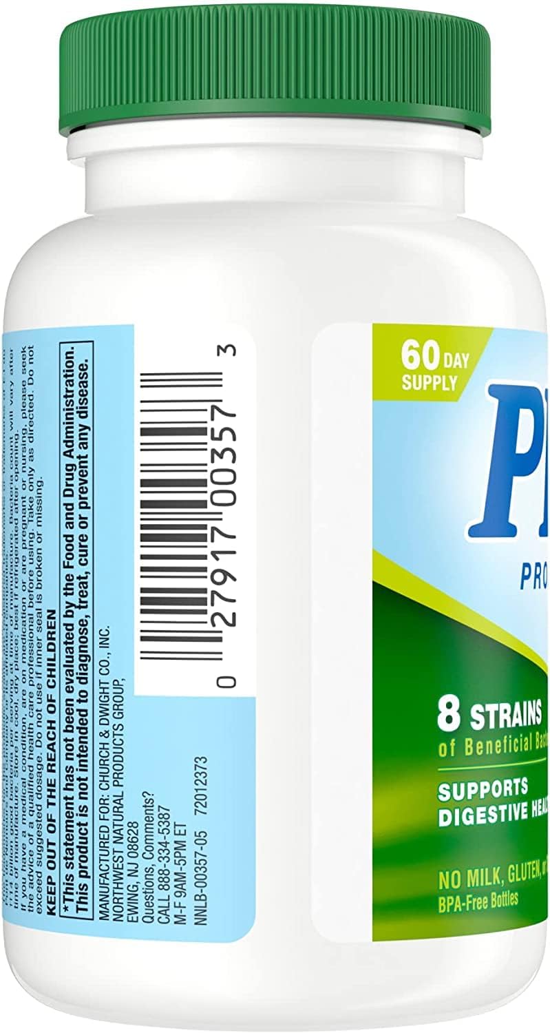 Nutrition Now PB8 Pro-Biotic Vegetarian Acidophilus - 120 Capsules (3-Pack)