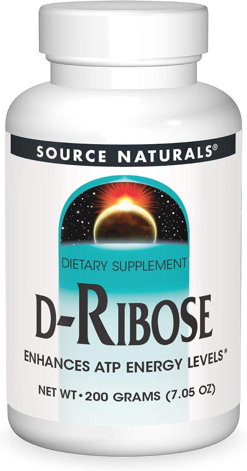 Source Naturals D-Ribose Powder, ATP Energy Support, 100 g