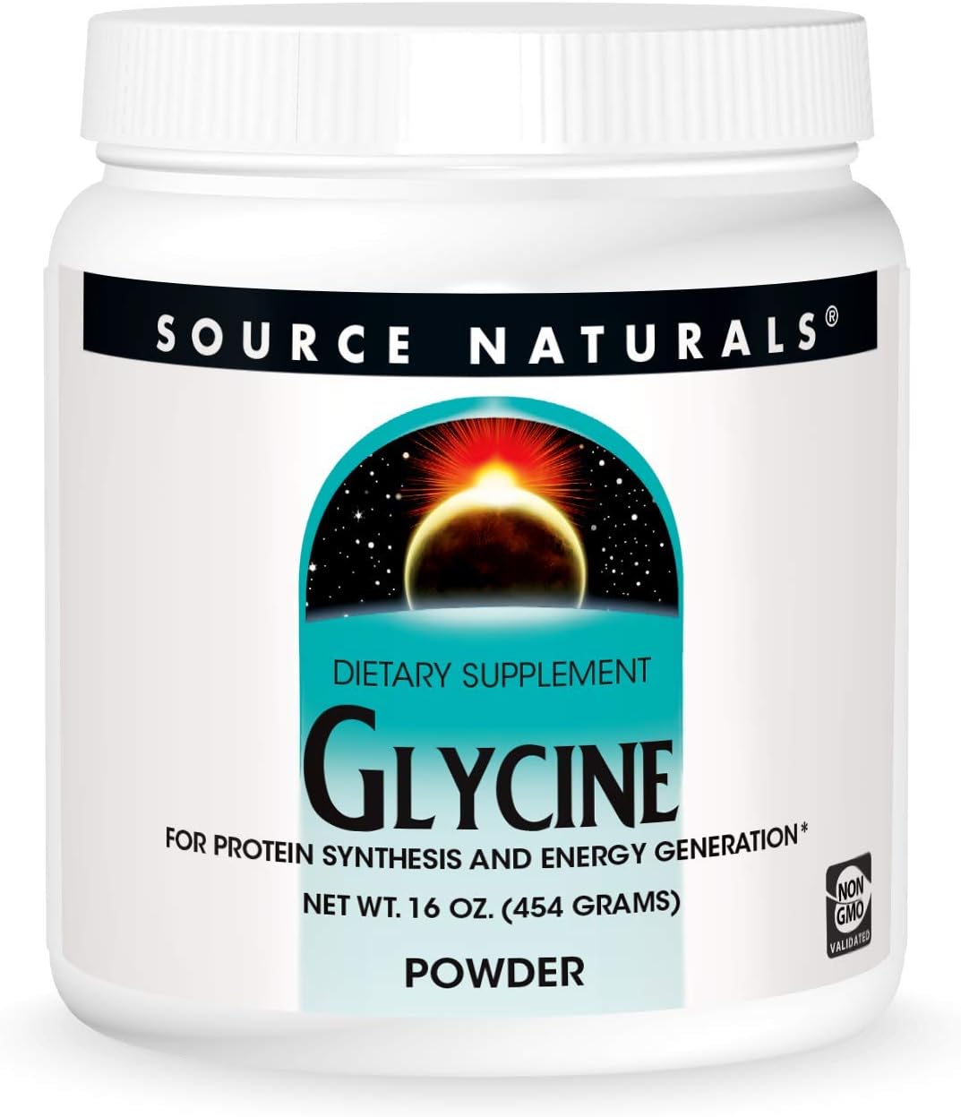 Source Naturals Glycine Powder, 454 g (16 oz)