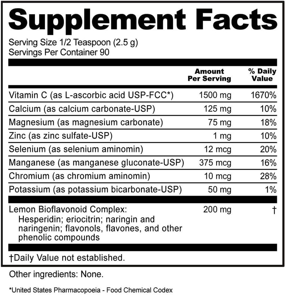 NutriBiotic Ascorbate Bio-C Powder, 227 g