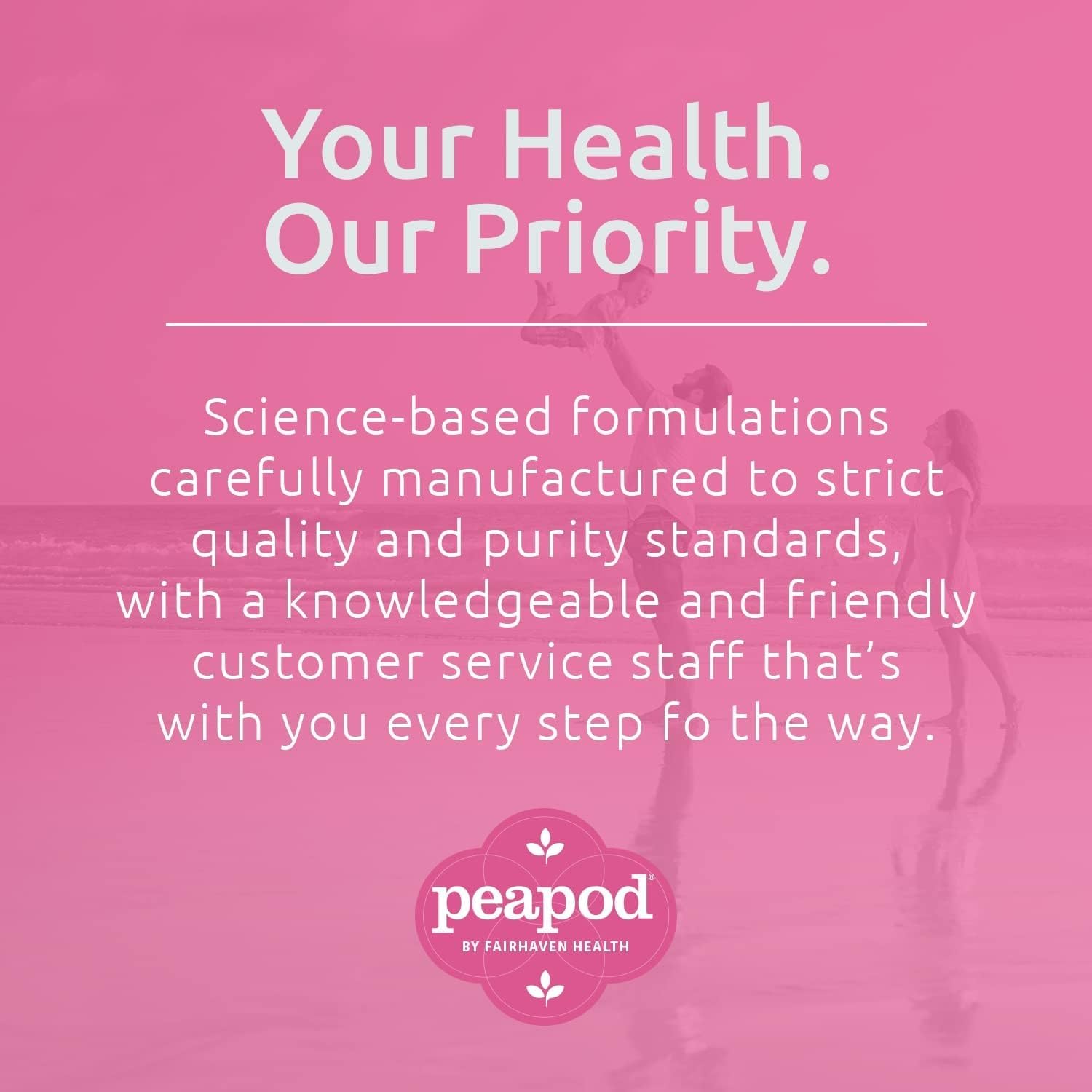 Fairhaven Health Peapod Prenatal Multivitamin - Once Daily, Vanilla Flavour - with Methylfolate, Iron & Vitamin C - 60 Tablets (2-Month Supply)