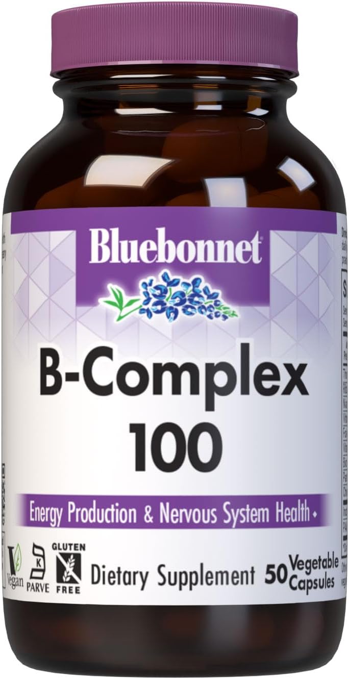 Bluebonnet Nutrition B Complex - Complete Full Spectrum - 50 Vegetable Capsules - görsel 1