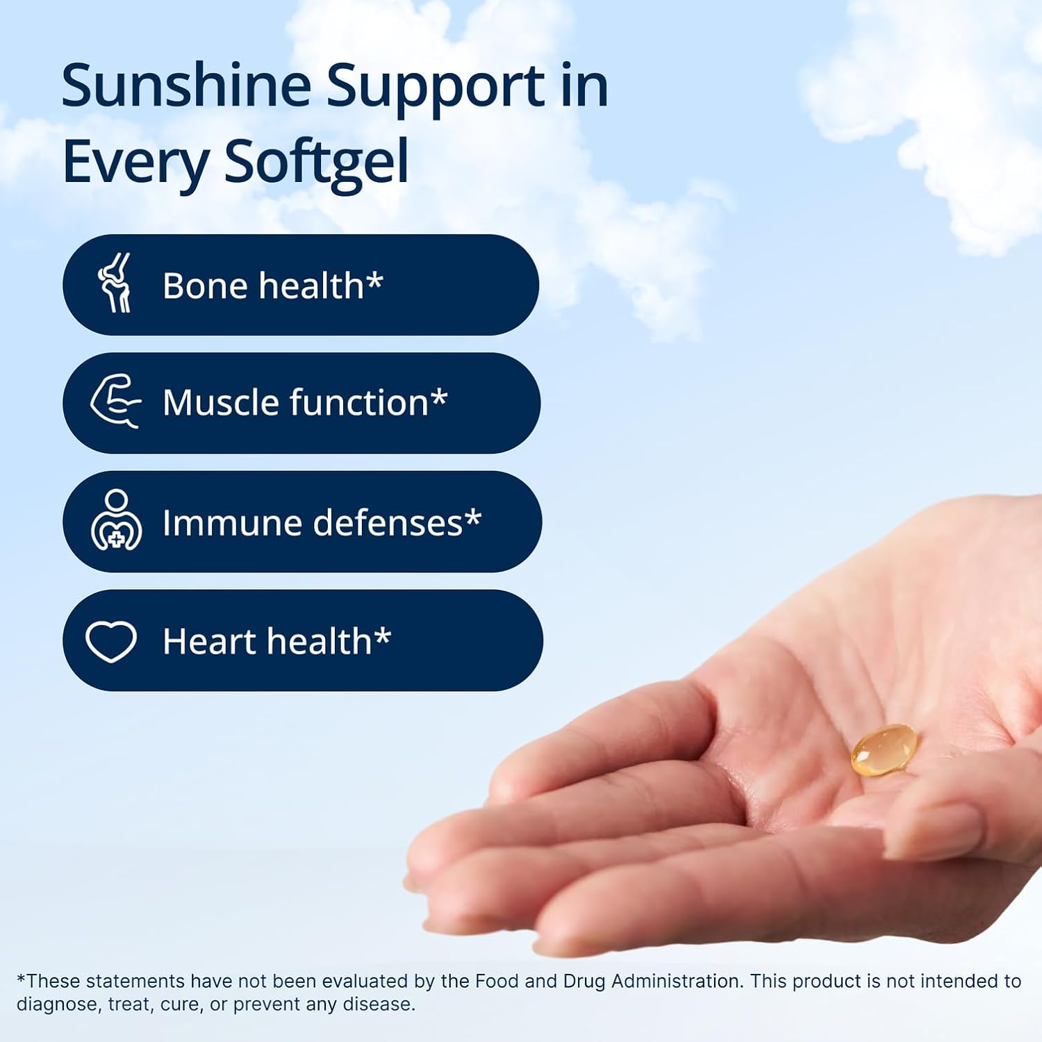 Metagenics Vitamin D3 5000 IU – 120 Softgels