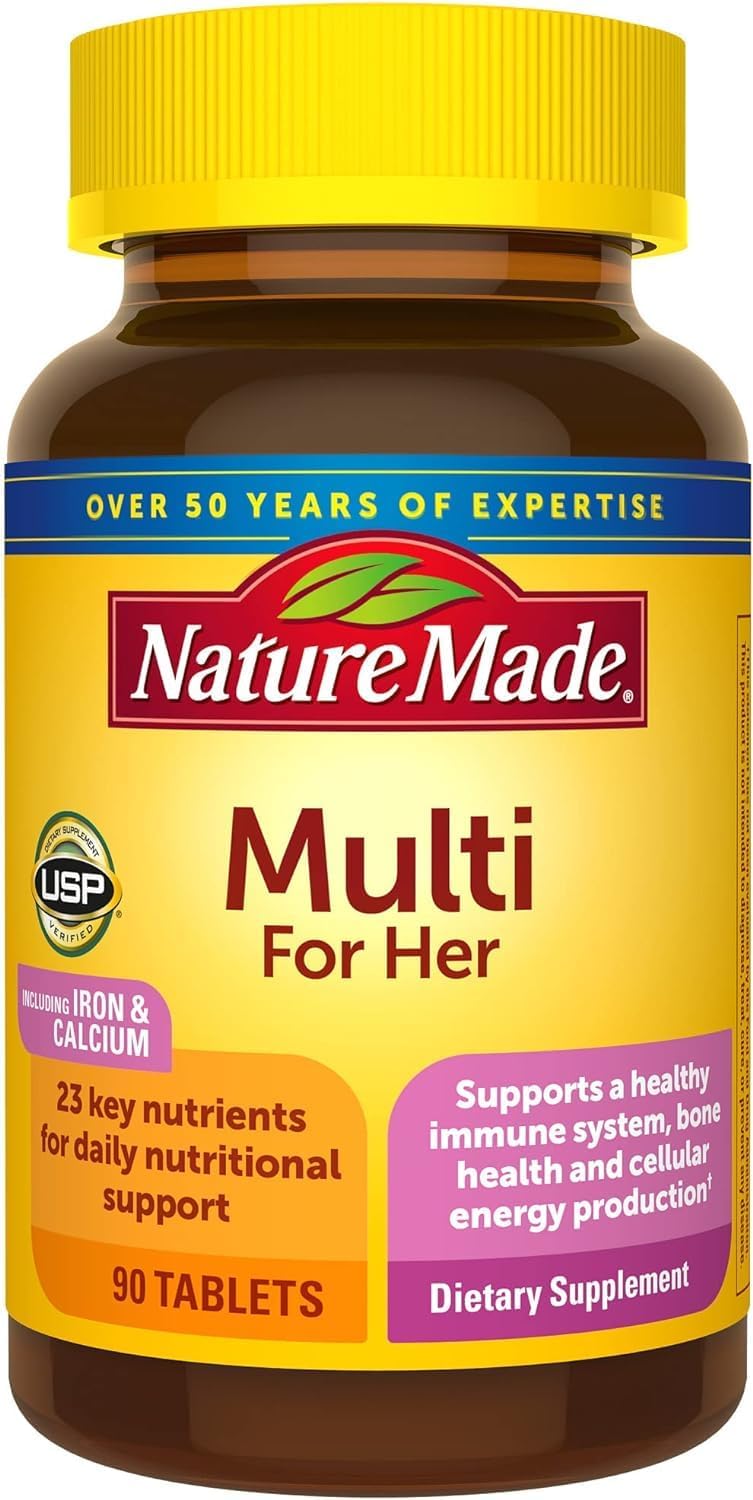 Nature Made Multivitamin for Her - Daily Women's Multivitamin with 23 Nutrients, 300 Tablets