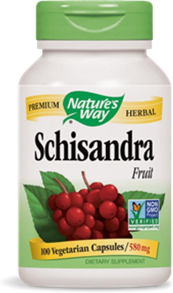 Nature's Way Schisandra Fruit - 100 Capsules