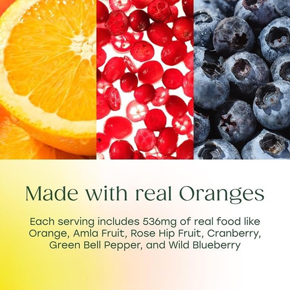 MegaFood Complex C - Vegan Vitamin C Supplement with Real Food, 90 Tablets