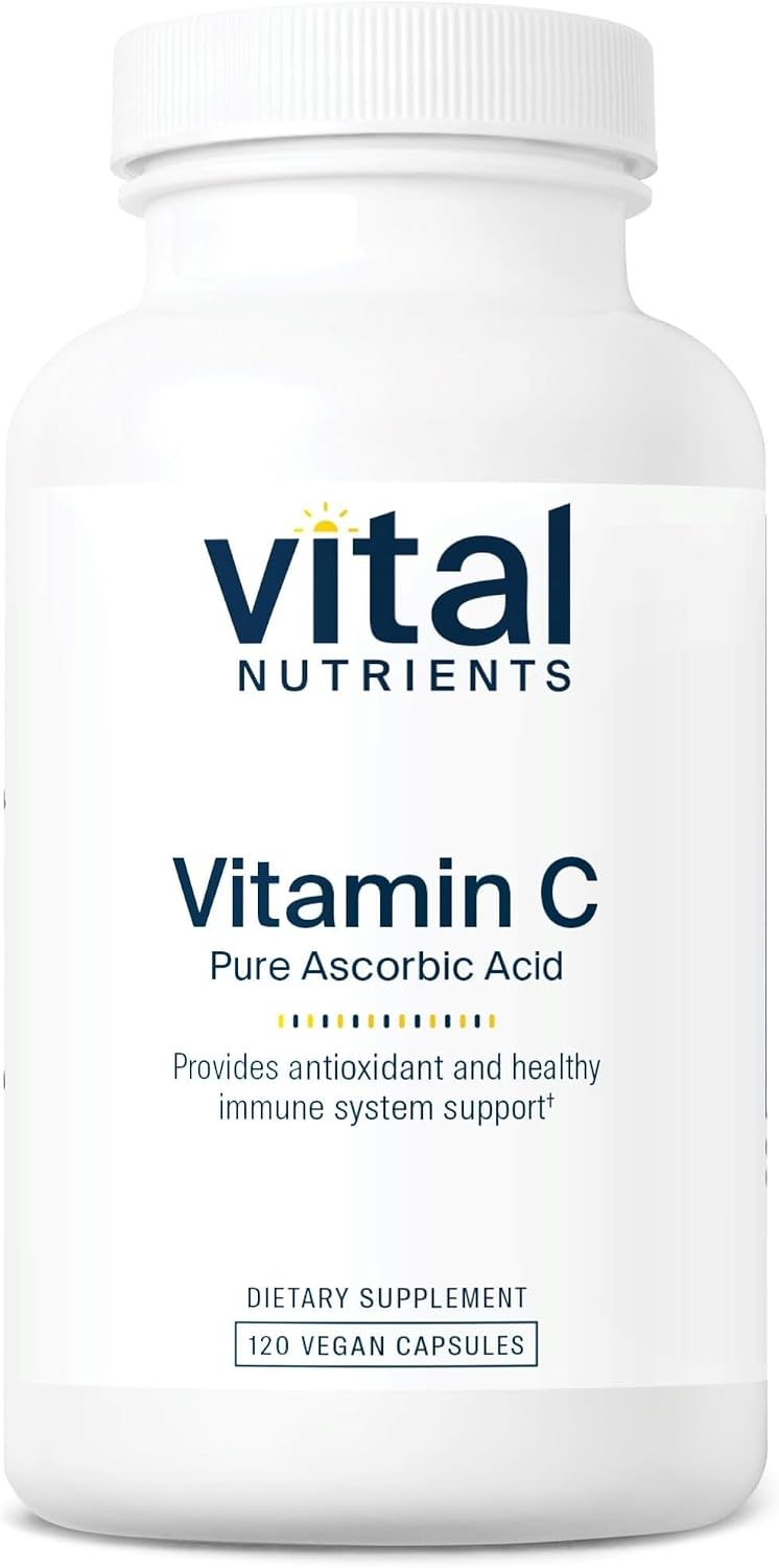Vital Nutrients Vitamin C 1000 mg - 100% Pure Ascorbic Acid - 220 Capsules