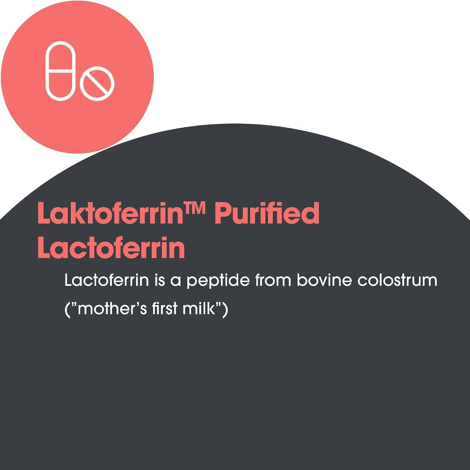 Allergy Research Group ARG Laktoferrin - 350 mg Lactoferrin - Immune System and Gut Health Support - 120 Capsules