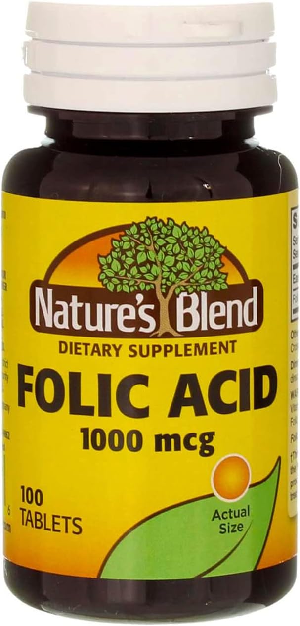 Swanson Folic Acid 1000 mcg - 100 Tablets