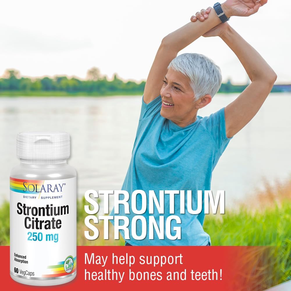 Solaray Strontium Citrate 250 mg – 60 VegCaps