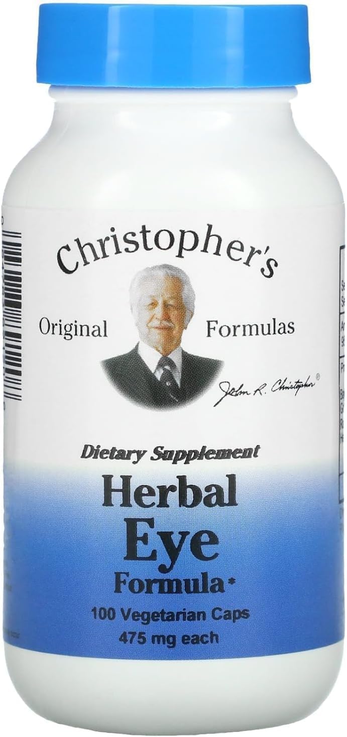 Christopher's Original Formulas Herbal Eye Formula – Natural Eye Support with Whole Food Herbs – Pack of 2